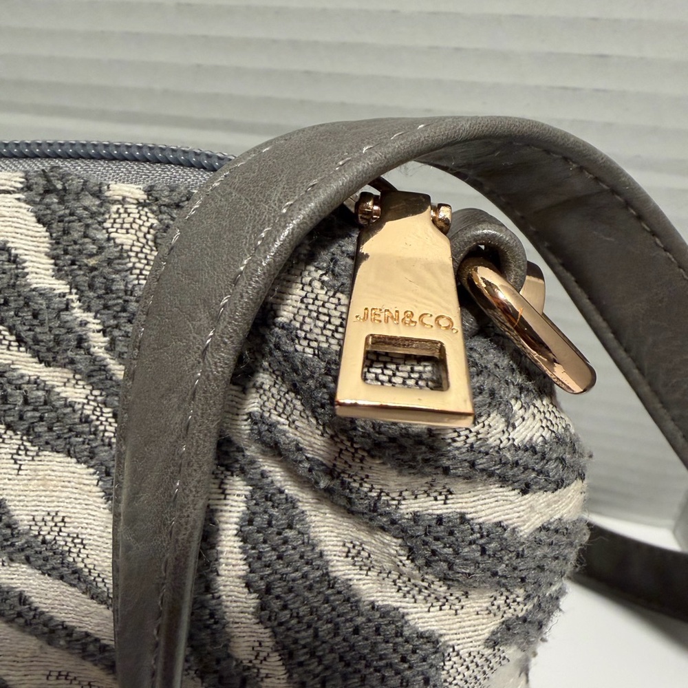 Chic Zebra Pattern Crossbody Bag - image 5